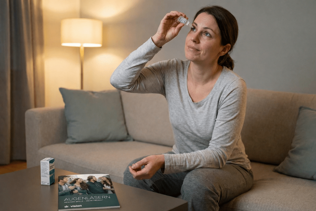 Augenarzt & Augenlasern Frankfurt dr.vision Augentropfen sind ein zentraler Bestandteil der Nachsorge
